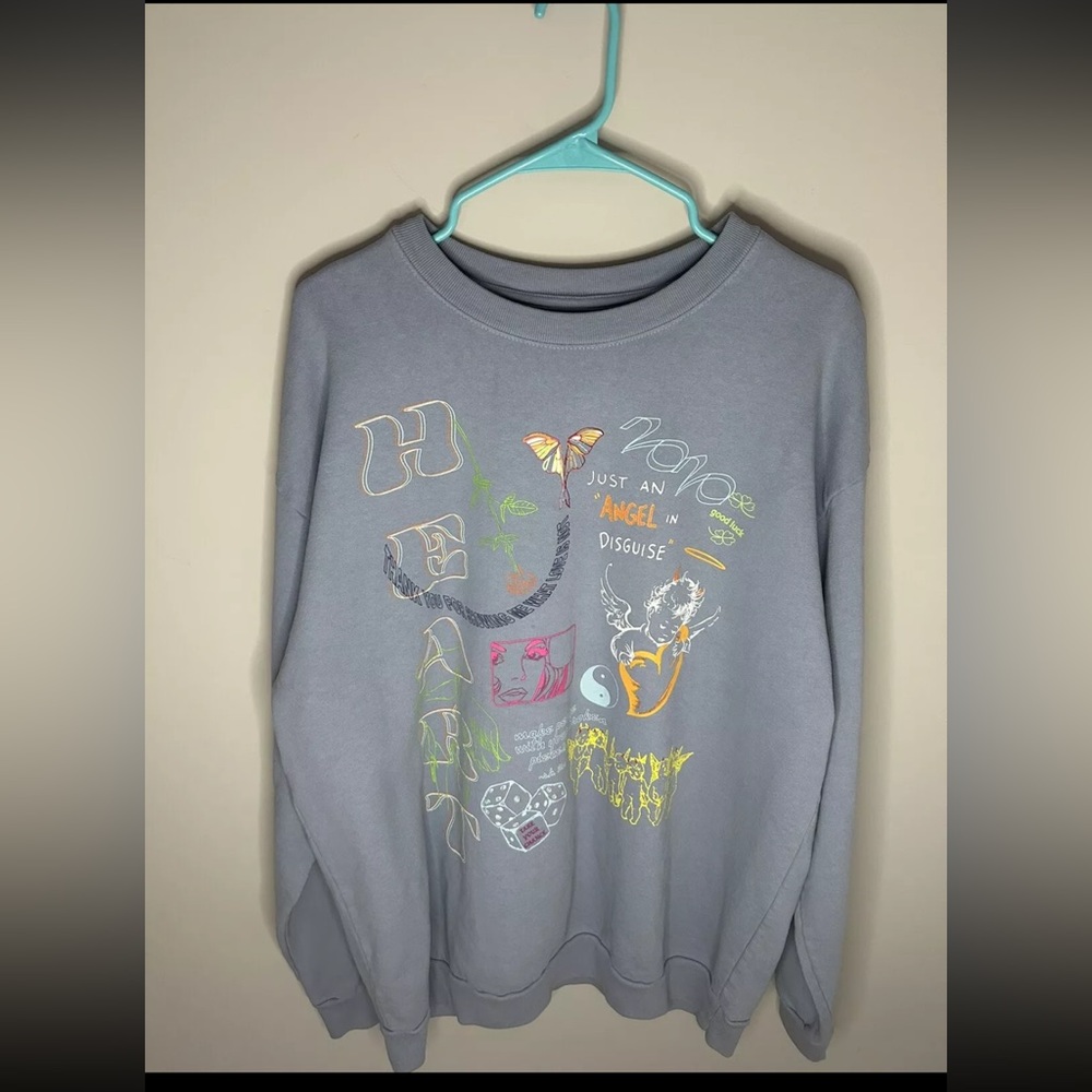 Boys Lie  Lavender Vomit crewneck